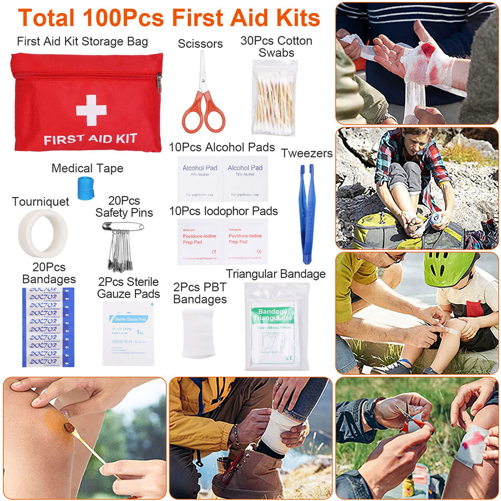 125 In 1 Survival Kit, Professional Survival Equipment, Equipment, Tools, First Aid Supplies, For SOS Emergency Tactical Hiking, Hunting, Disaster, Camping Expedition - Not Shipped On Weekends